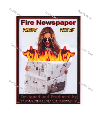 Magic Tricks - Tora Magic'ten Fire Newspaper Sihirbazlık numaraları