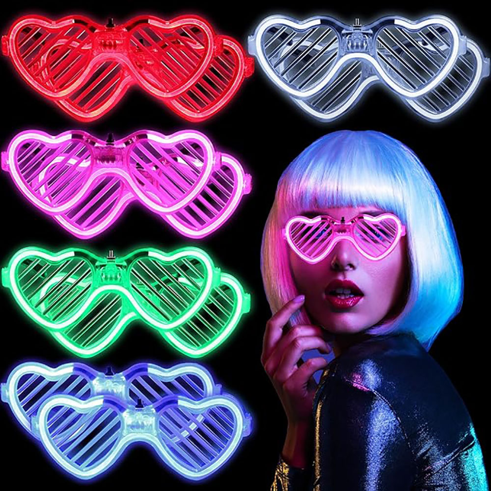Glow In The Dark Party Glasses - 5/10/15/20/30 adet Led Neon parti gözlüğü