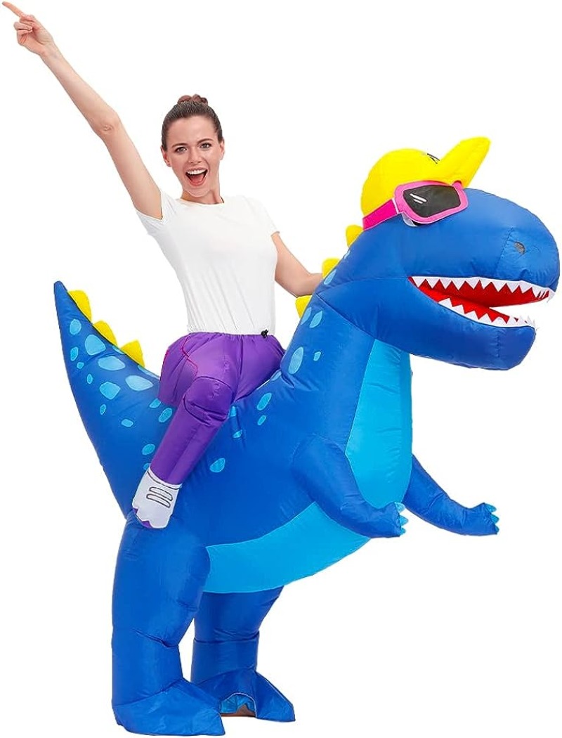 Inflatable Dinosaur Costume Adult - Yetişkinler İçin Şişirilebilir Dinozor Kostümü, Komik