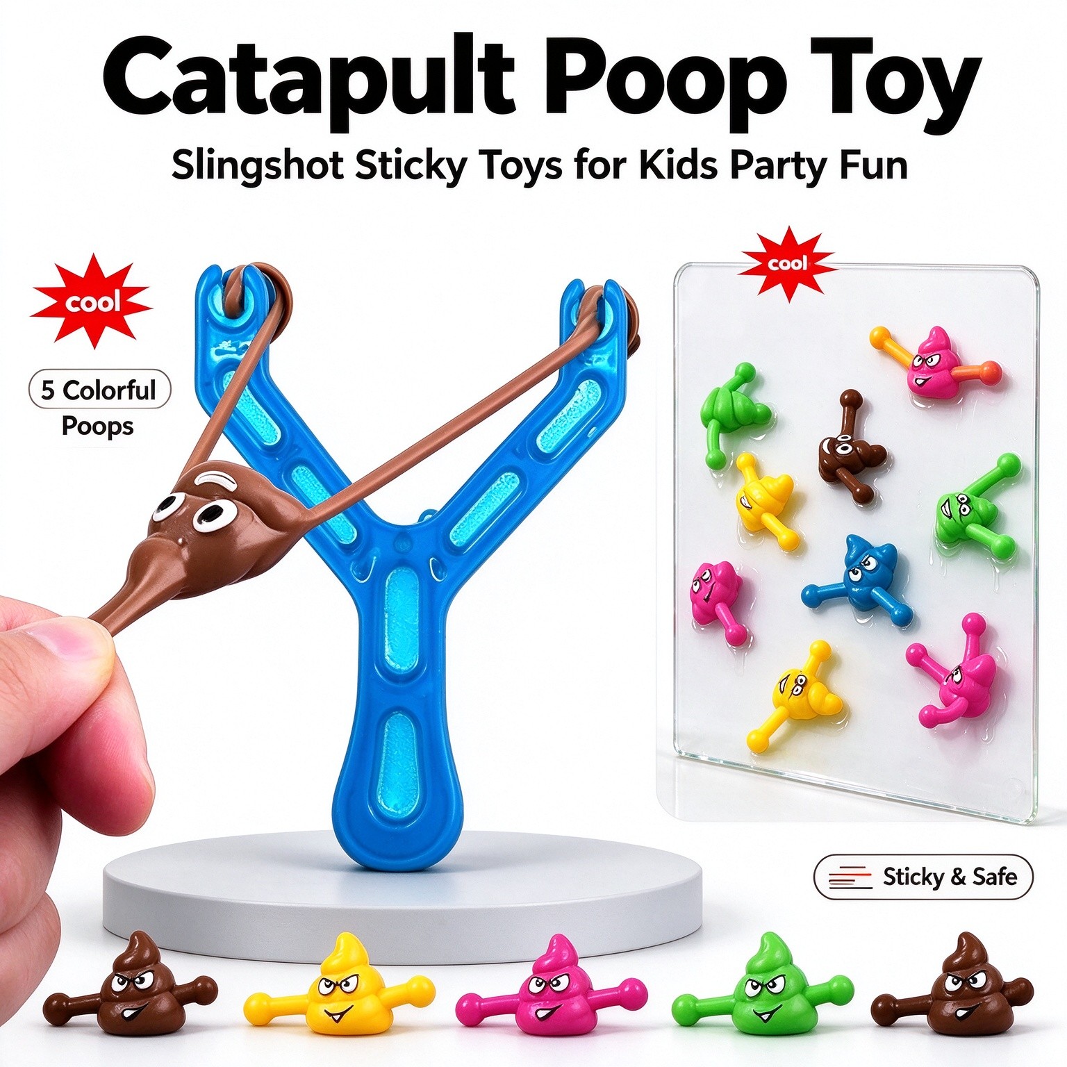 5 Adet Sahte Kaka Fırlatıcı, K - Fake Poop Gag Gift incelemesi ve fiyatı