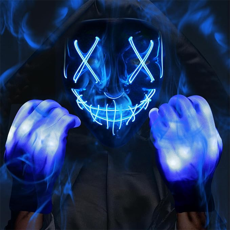 LED Işık Cadılar Bayramı Tasfi - Led Purge Mask Halloween incelemesi ve fiyatı