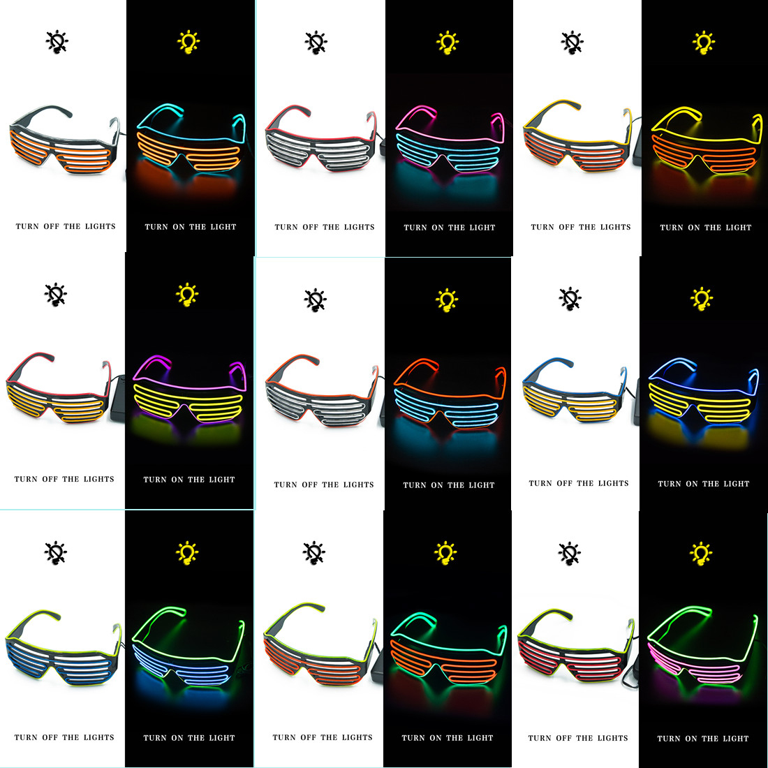 Parlayan Gözlük LED Gafas Aydı - Glow In The Dark Party Glasses incelemesi ve fiyatı