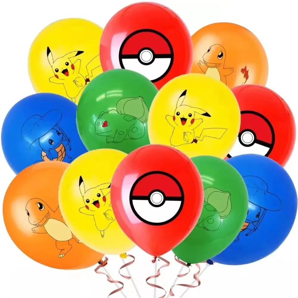 10 Adet Pokémon Baskılı Lateks - Party Supplies incelemesi ve fiyatı