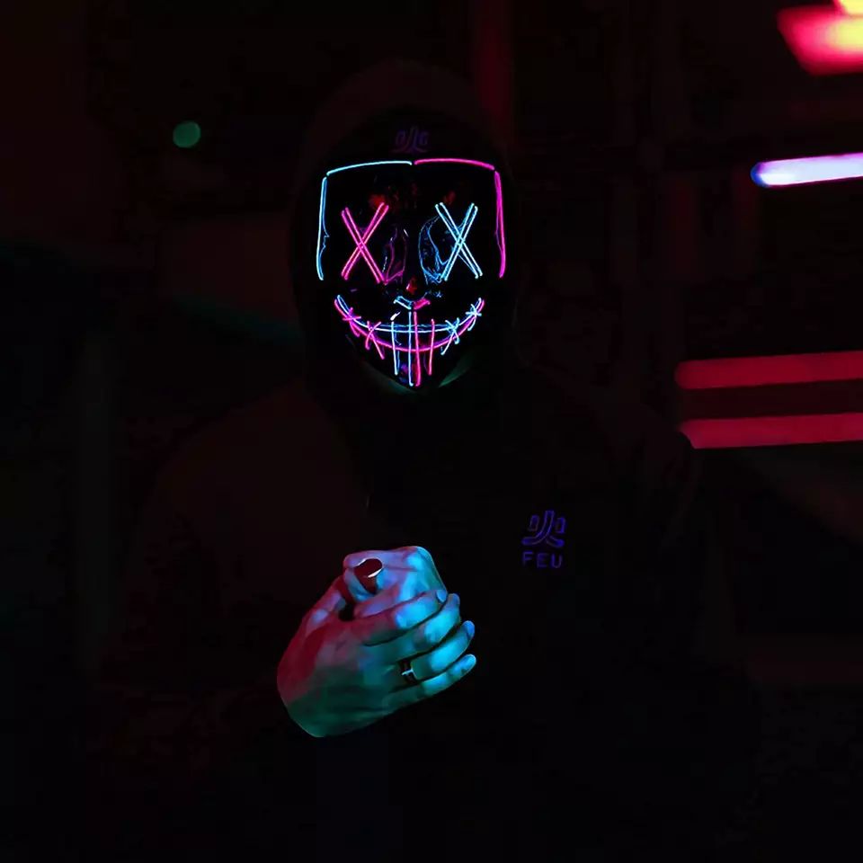 Cadılar bayramı festivali part - Led Purge Mask Halloween incelemesi ve fiyatı