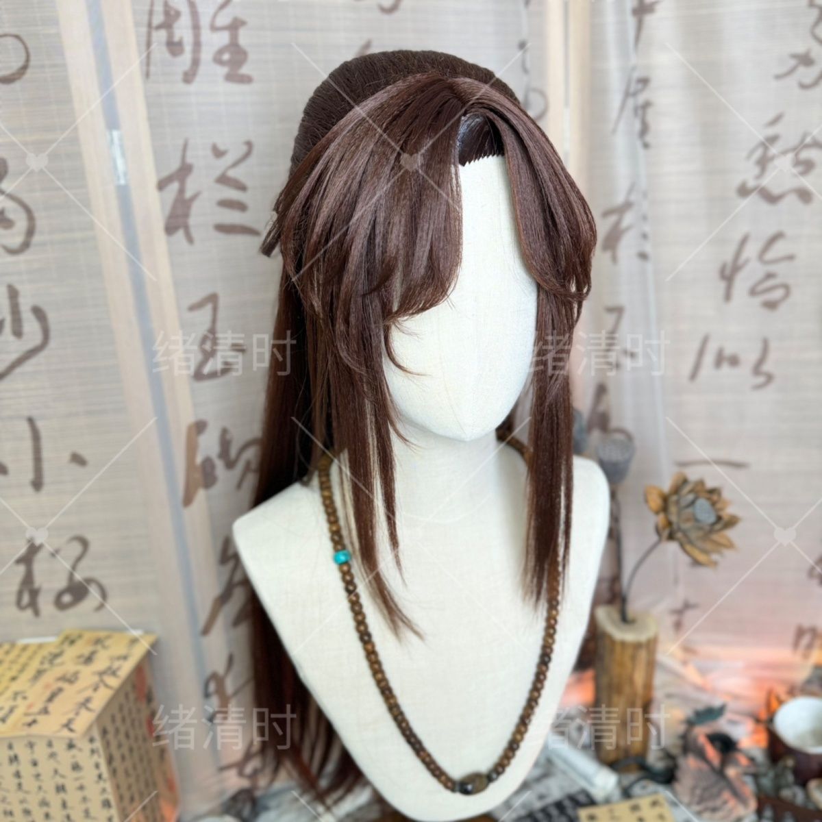 Guangling Wang Tarzı Peruk Kra - Anime Cosplay Wig Heat Resistant incelemesi ve fiyatı