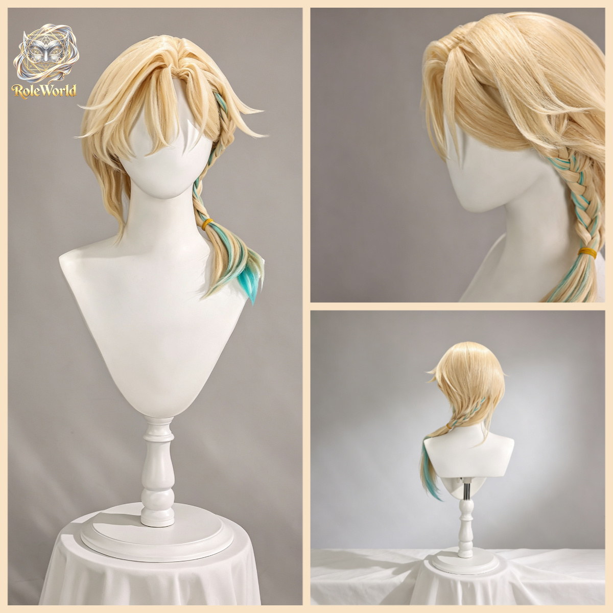 Honkai Star Rail Aventurine Wa - Anime Cosplay Wig Heat Resistant incelemesi ve fiyatı
