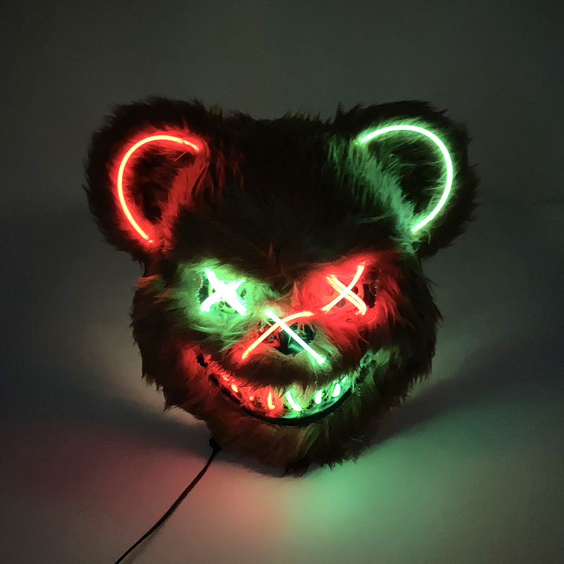 Cadılar bayramı Light Up korku - Led Purge Mask Halloween incelemesi ve fiyatı