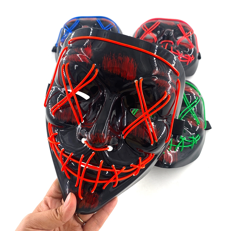 2026 Kablosuz Renkli Neon Işık - Led Purge Mask Halloween incelemesi ve fiyatı