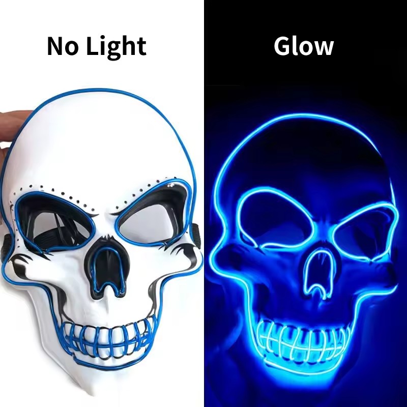 Neon maske Led ışık Up parti m - Led Purge Mask Halloween incelemesi ve fiyatı