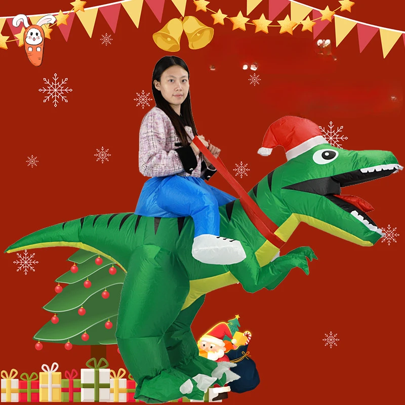 Tyrannosaurus Rex Noel Temalı  - Inflatable Dinosaur Costume Adult incelemesi ve fiyatı